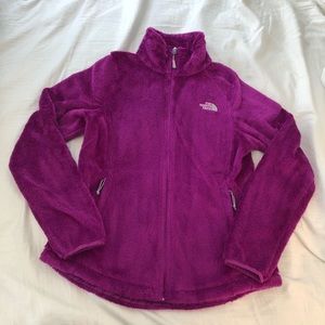 North Face Fuchsia Osito Fleece Jacket